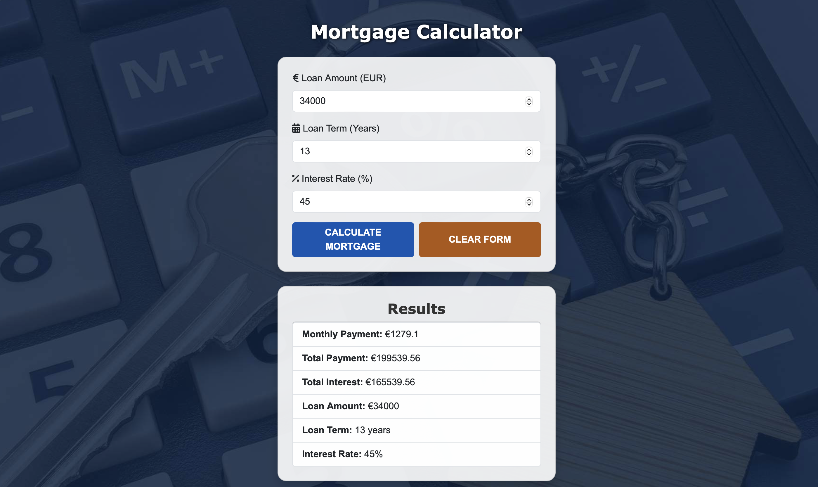 Mortgage Calculator